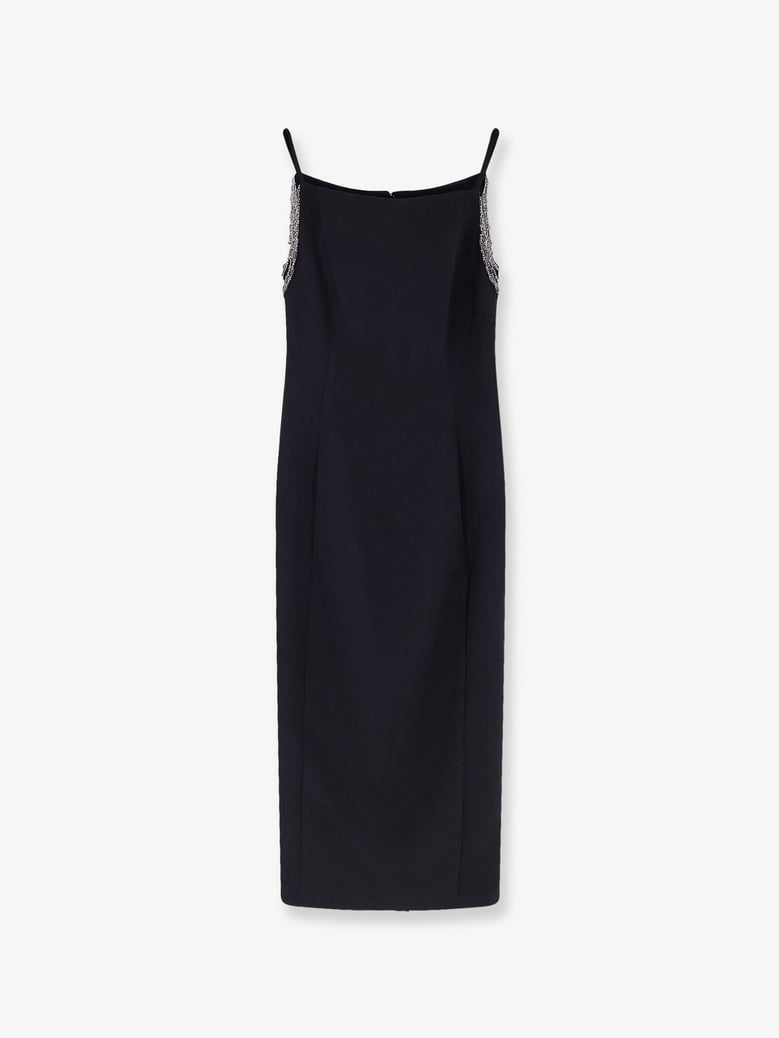 bergamotto dress with jewel details by Selfnex
