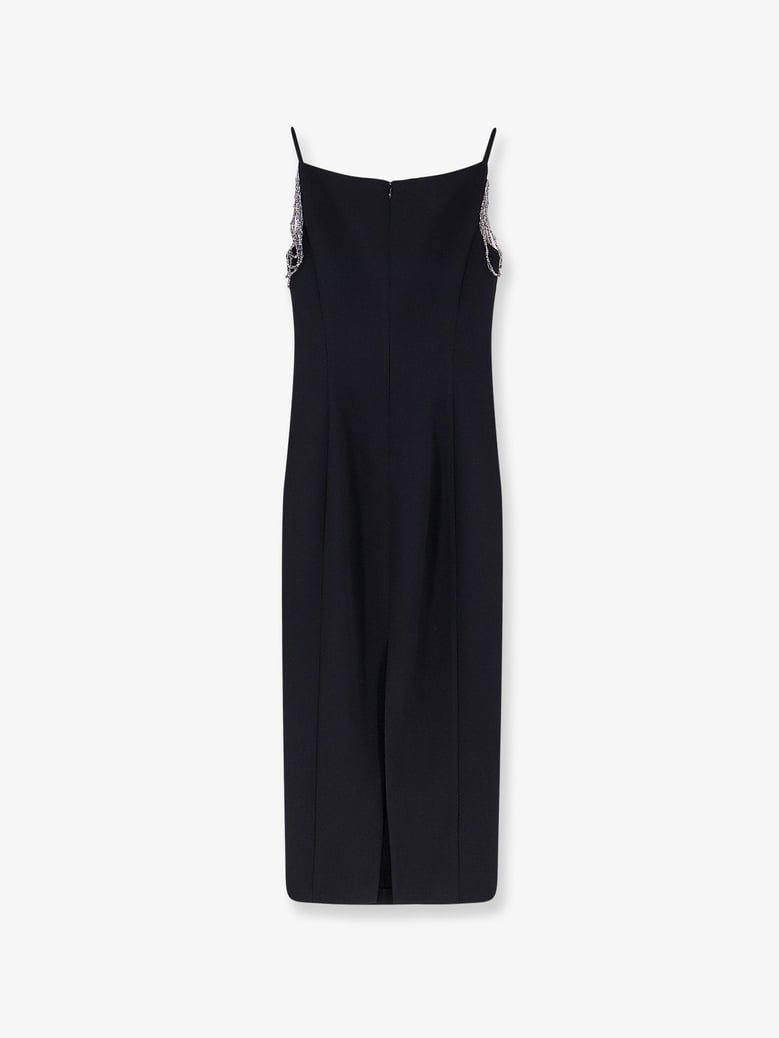 bergamotto dress with jewel details by Selfnex