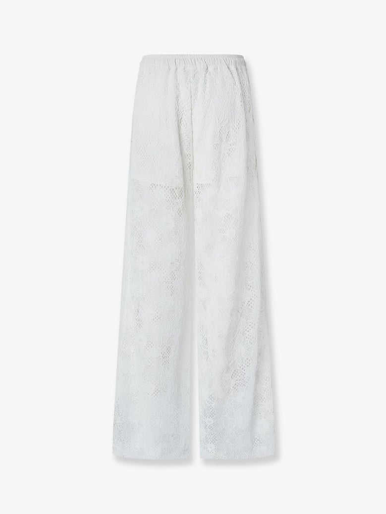lace trousers with drawstring by Selfnex