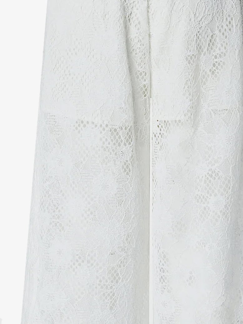 lace trousers with drawstring by Selfnex
