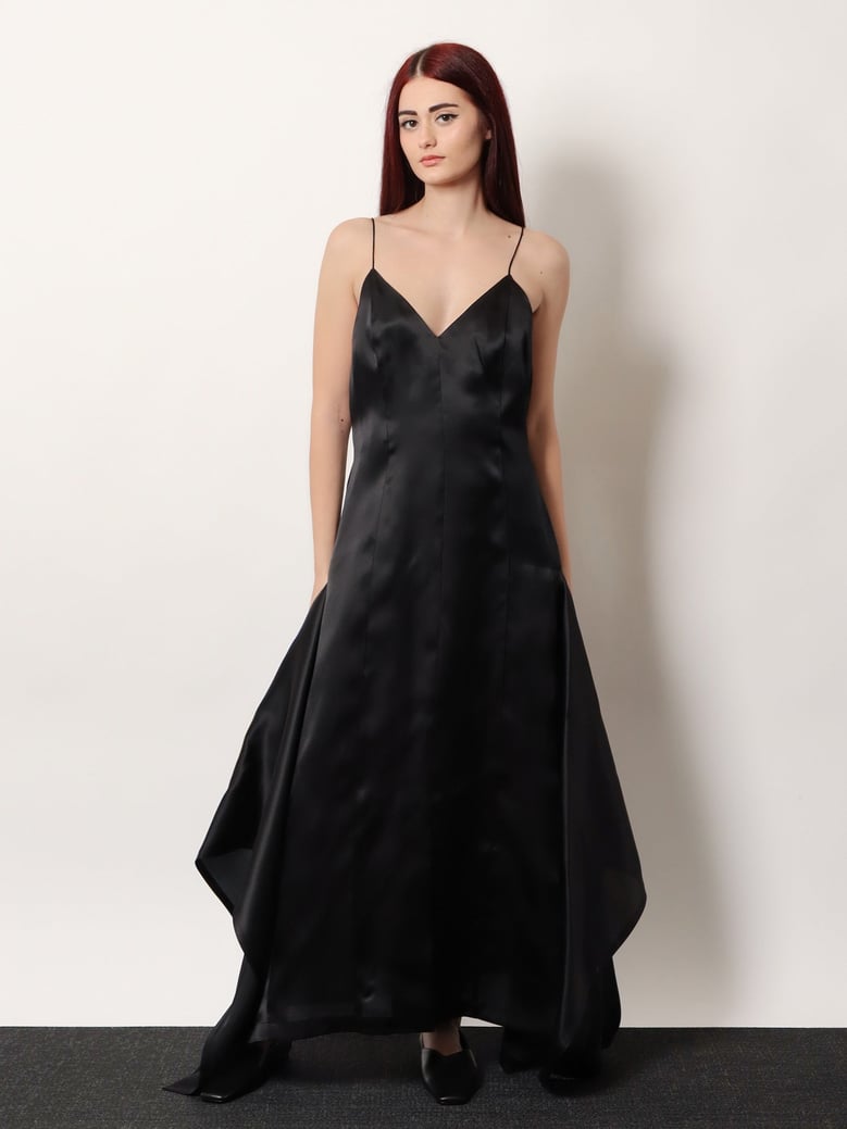 organza dress nith black by Selfnex