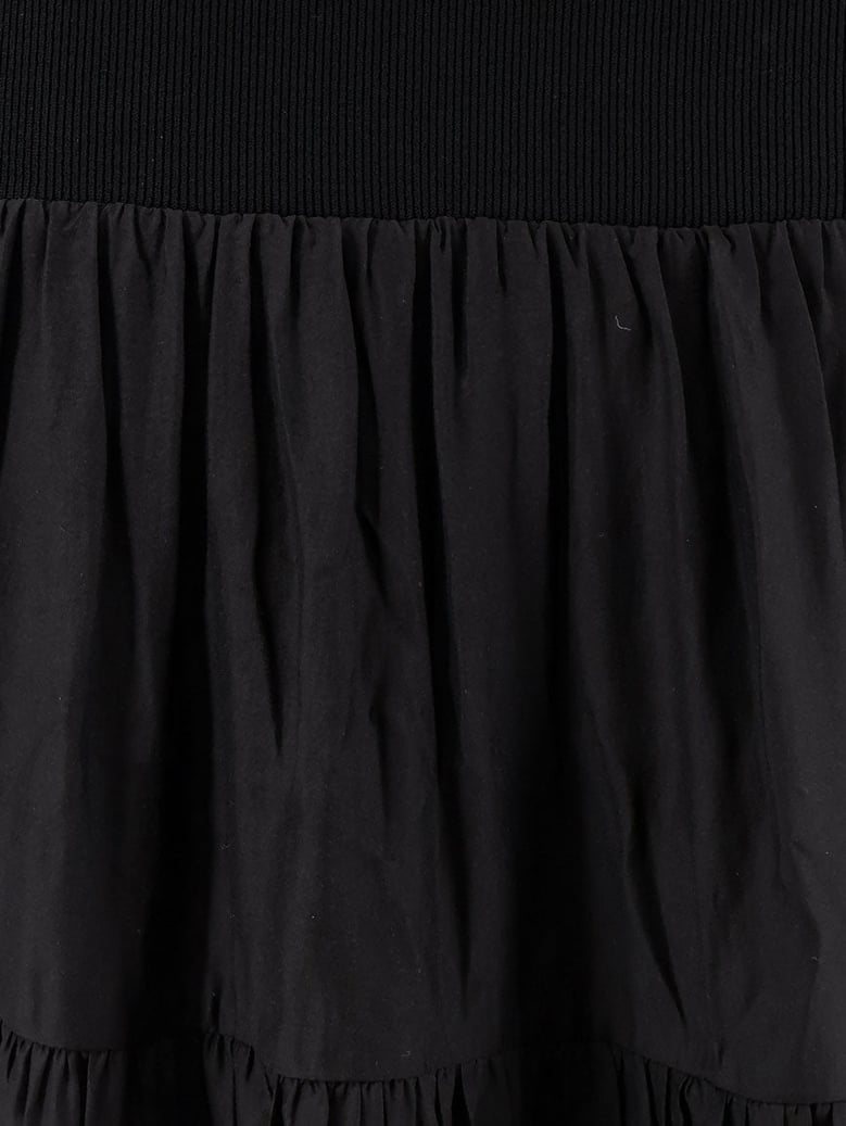 off-shoulder long dress black by Selfnex