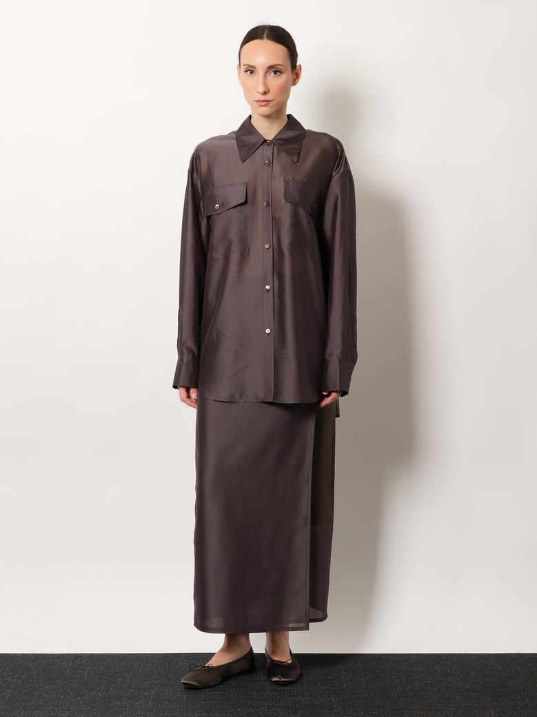 amora organza shirt by Selfnex