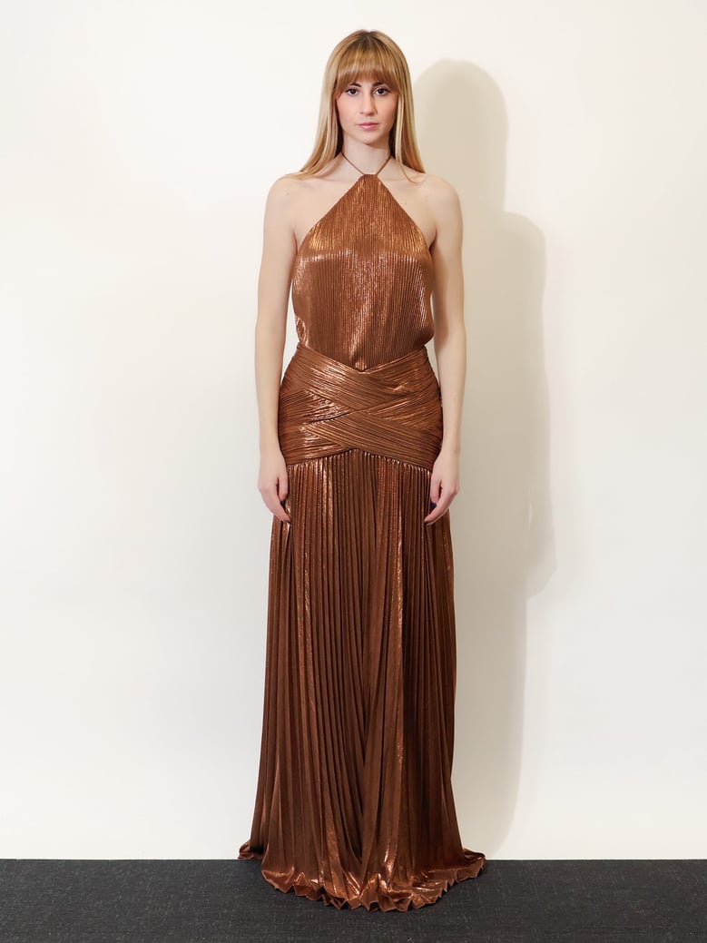 pleated dress by Selfnex