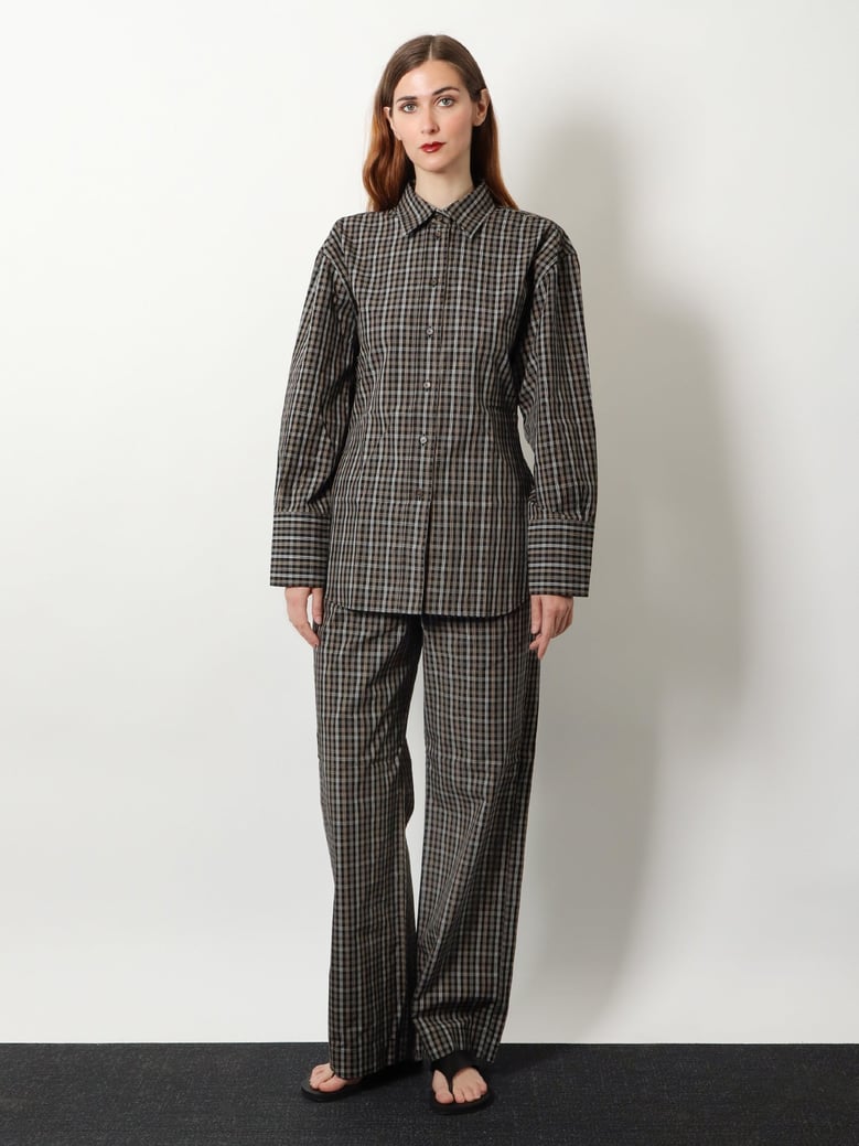 madras cotton trousers by Selfnex
