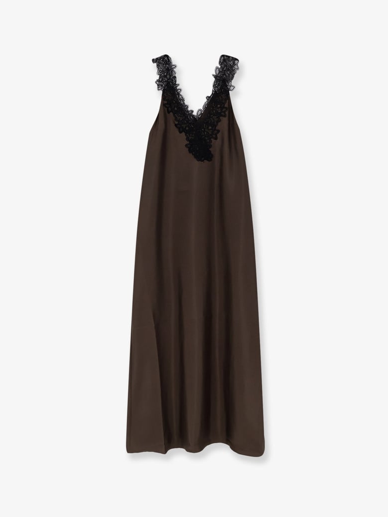 silk long dress by Selfnex