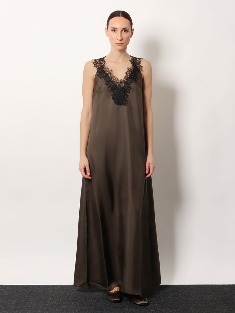 silk long dress by Selfnex