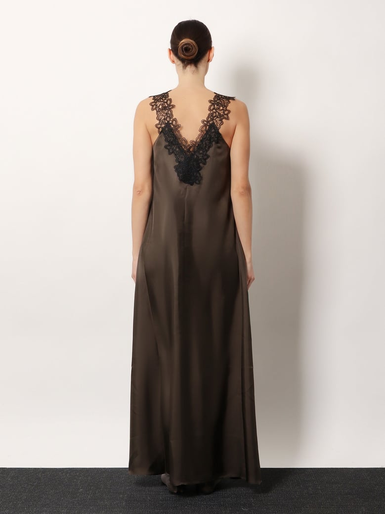 silk long dress by Selfnex