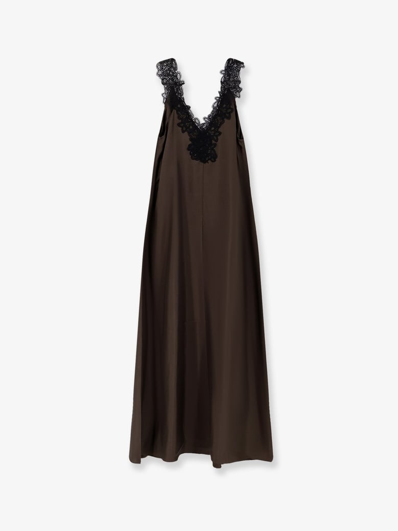 silk long dress by Selfnex