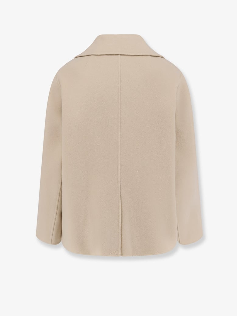 double fabric coat by Selfnex