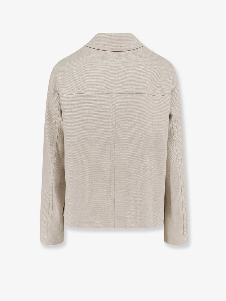 jacket smmdattero linen and cotton beige by Selfnex