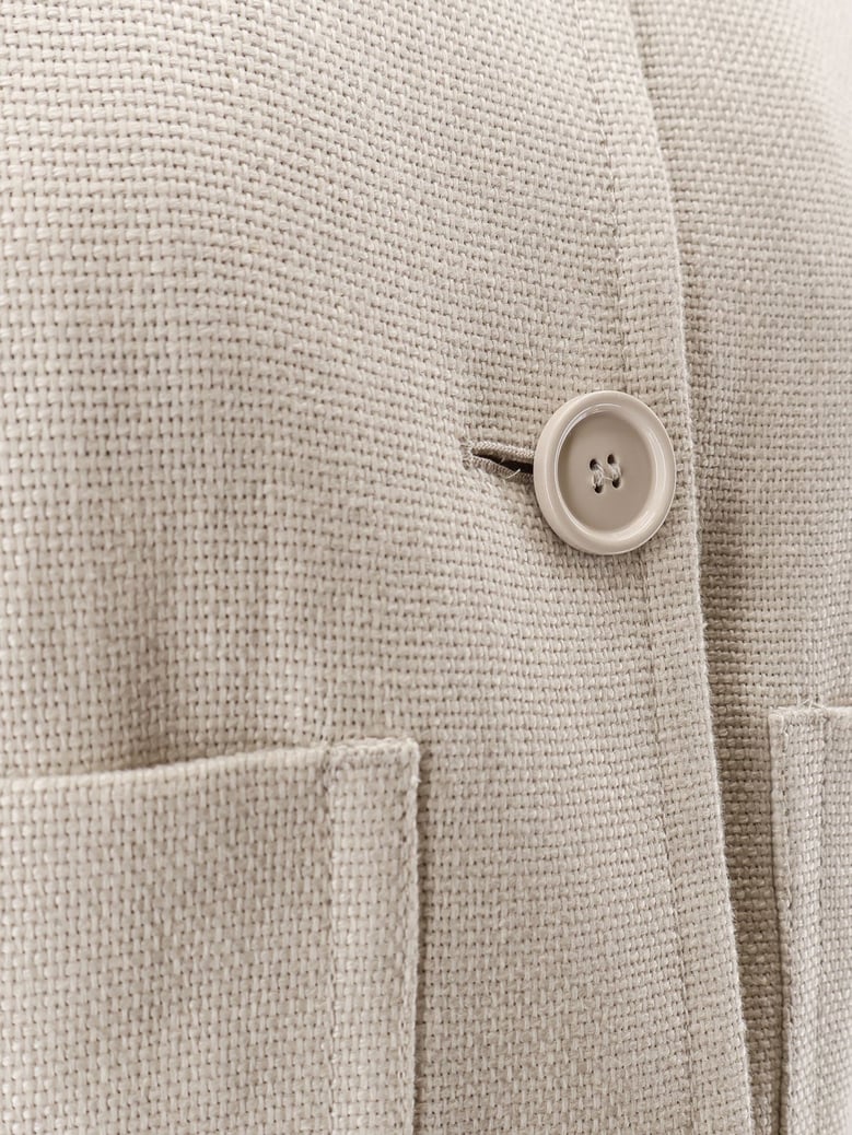 jacket smmdattero linen and cotton beige by Selfnex