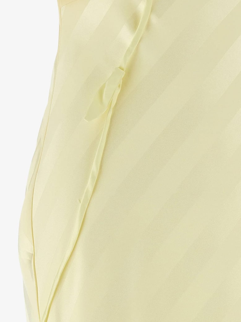 dress satin yellow by Selfnex