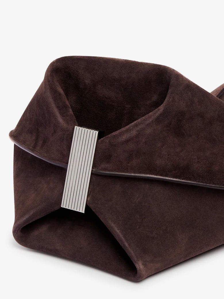 suede shoulder bag by Selfnex