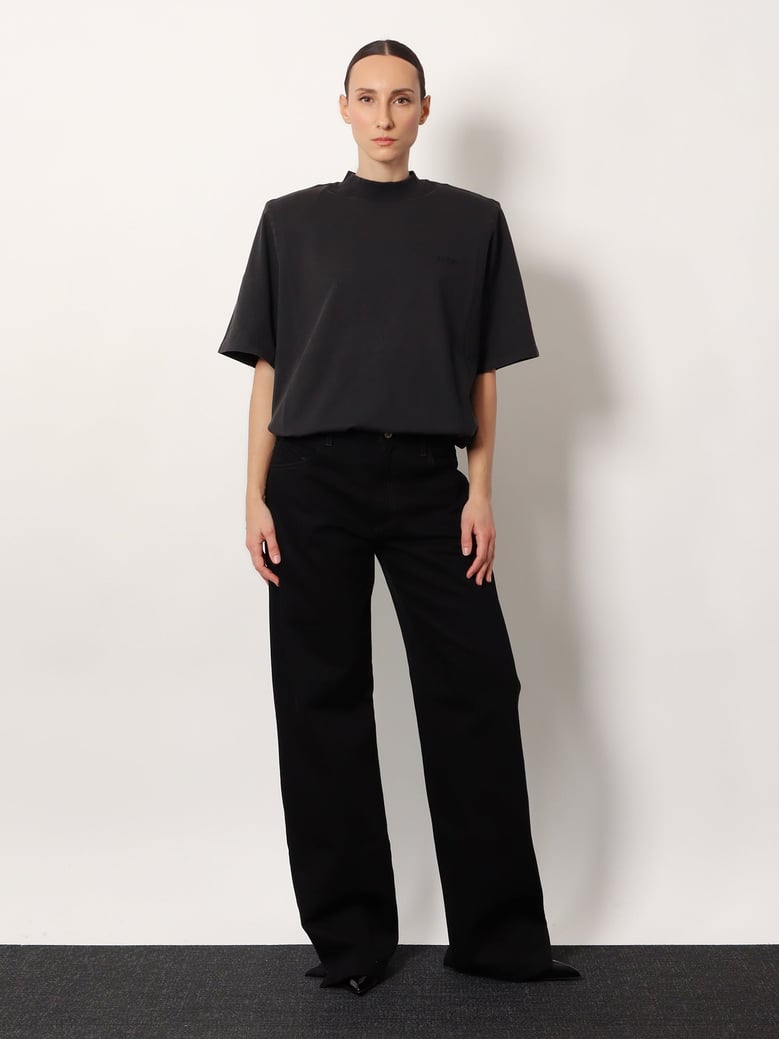 cotton t-shirt with embroidered logo by Selfnex