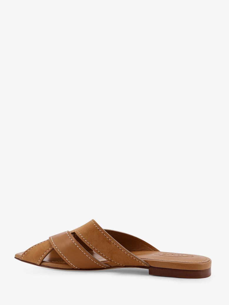 leather sandals with suede detail by Selfnex