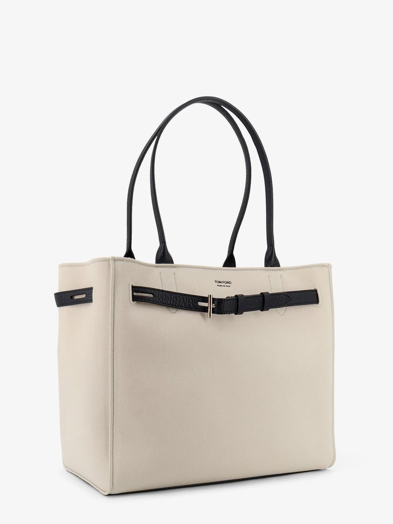 canvas shoulder bag with engraved logo by Selfnex