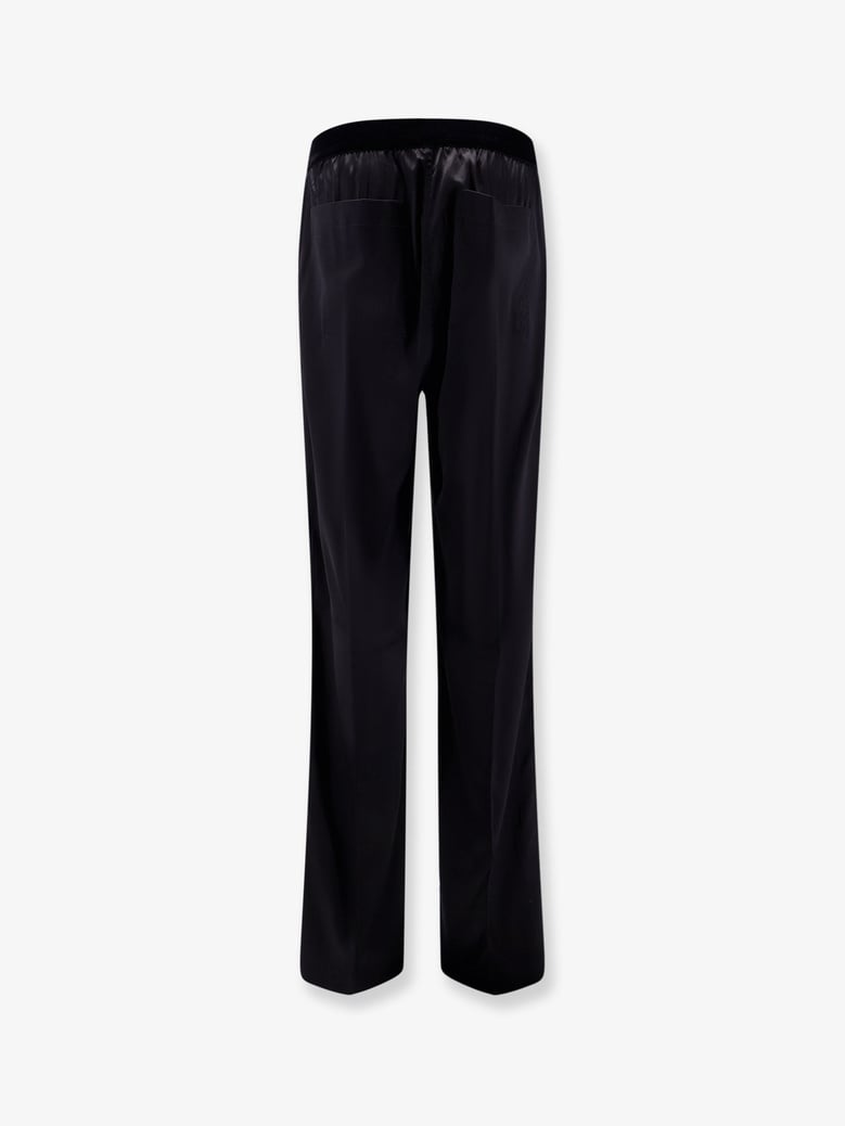 stretch satin trousers by Selfnex