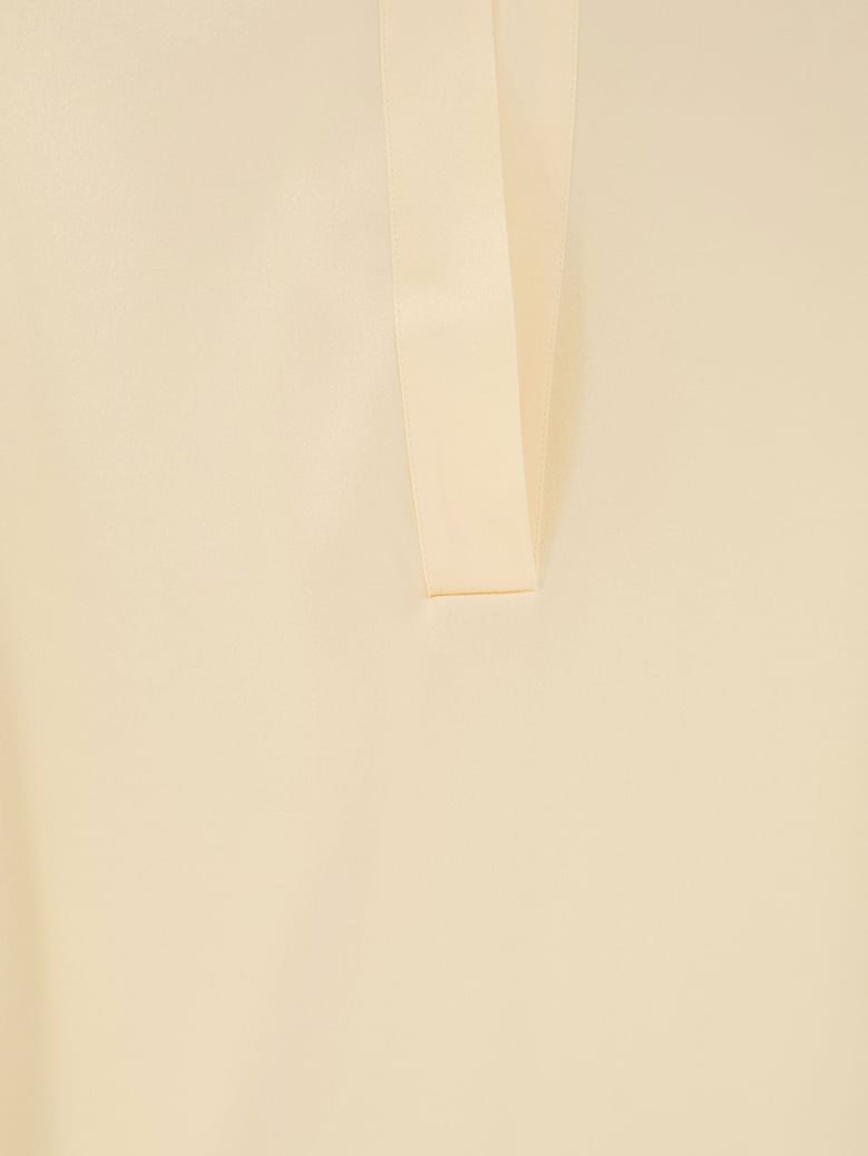 stretch satin shirt by Selfnex