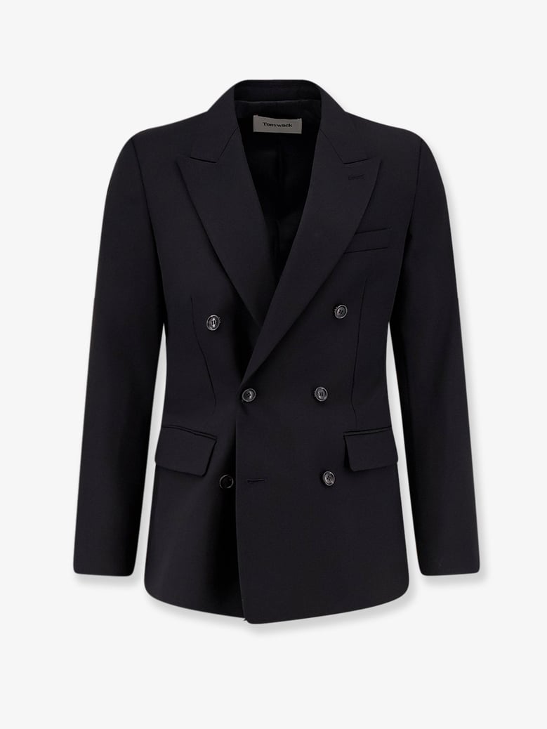tailored wool blend blazer by Selfnex