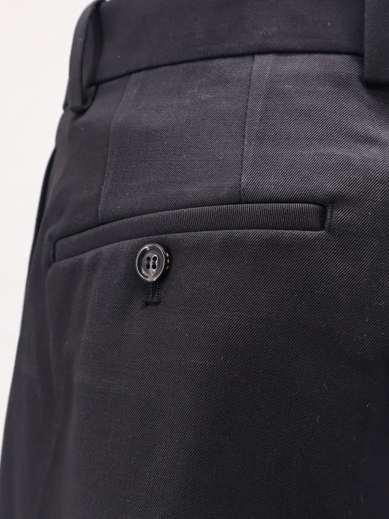 wool blend trousers with frontal pinces by Selfnex