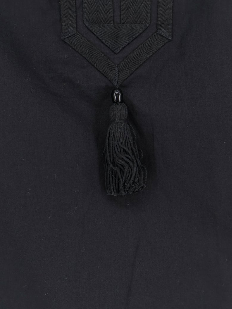 tunic shirt cotton black by Selfnex