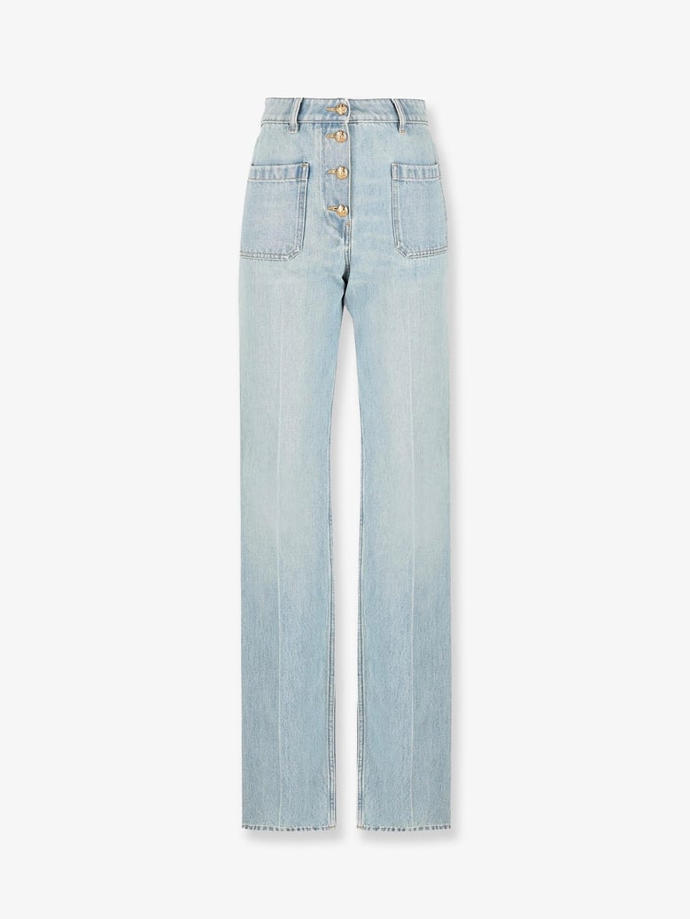 jeans high-waisted blue cotton by Selfnex