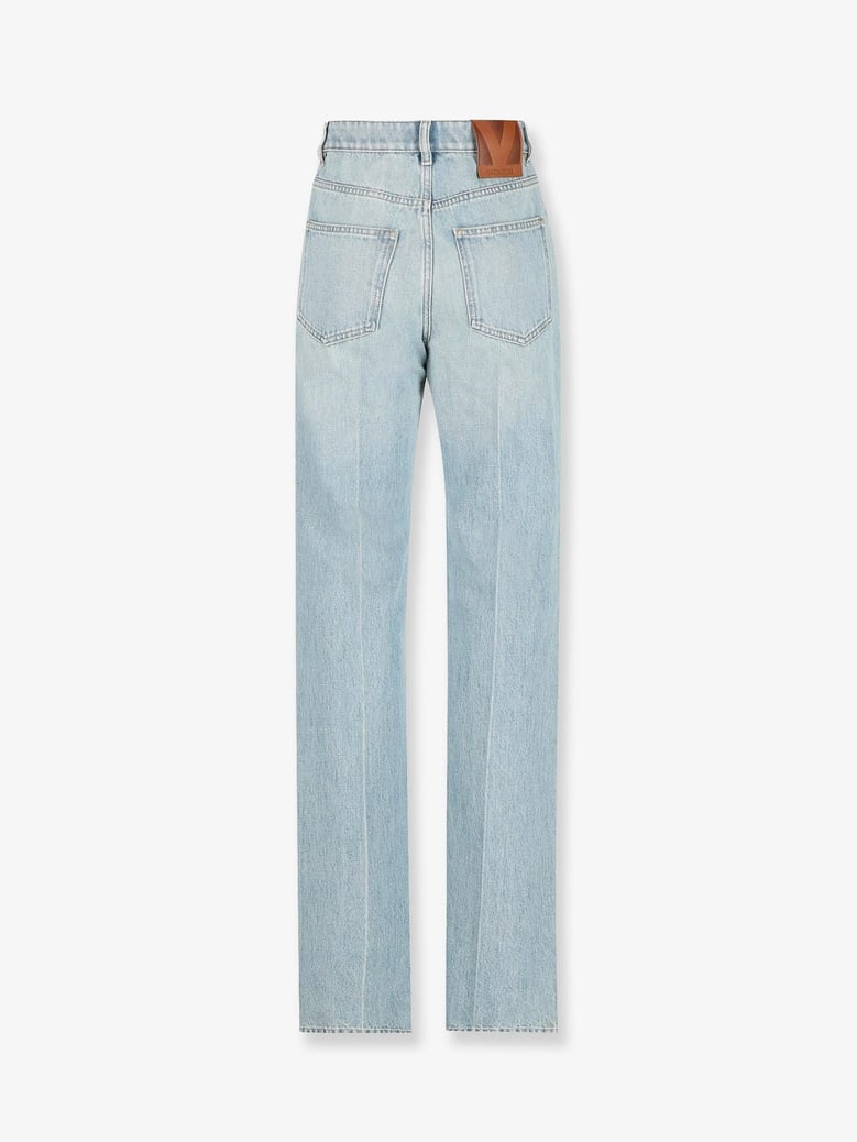 jeans high-waisted blue cotton by Selfnex
