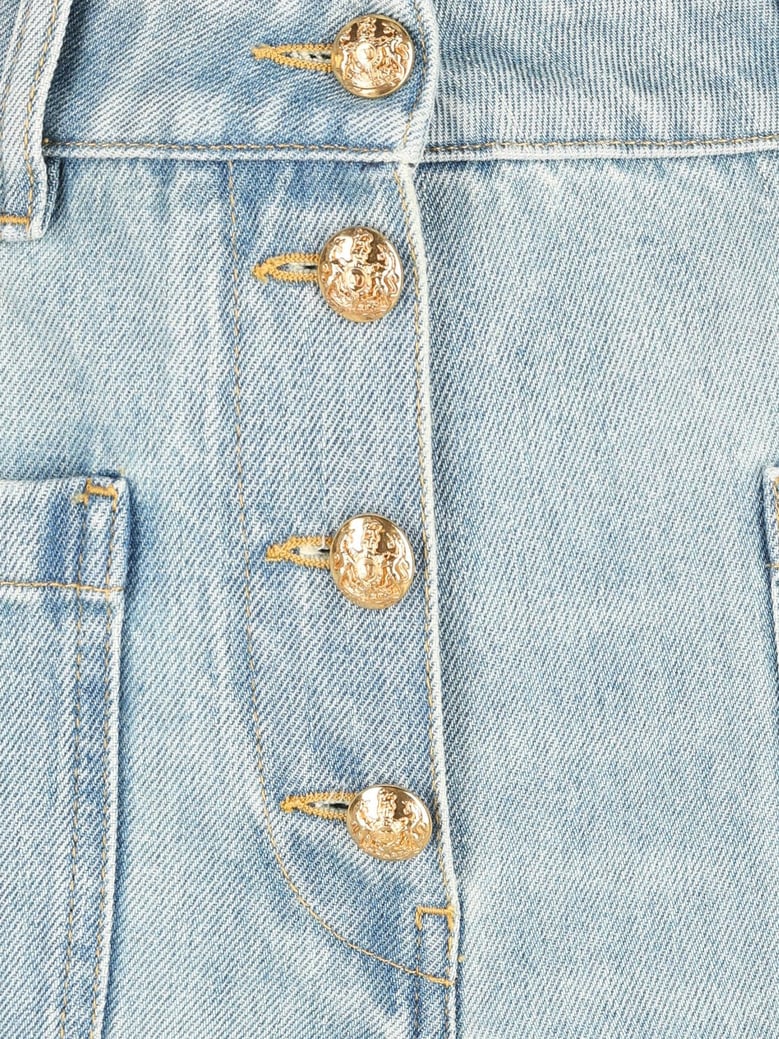 jeans high-waisted blue cotton by Selfnex