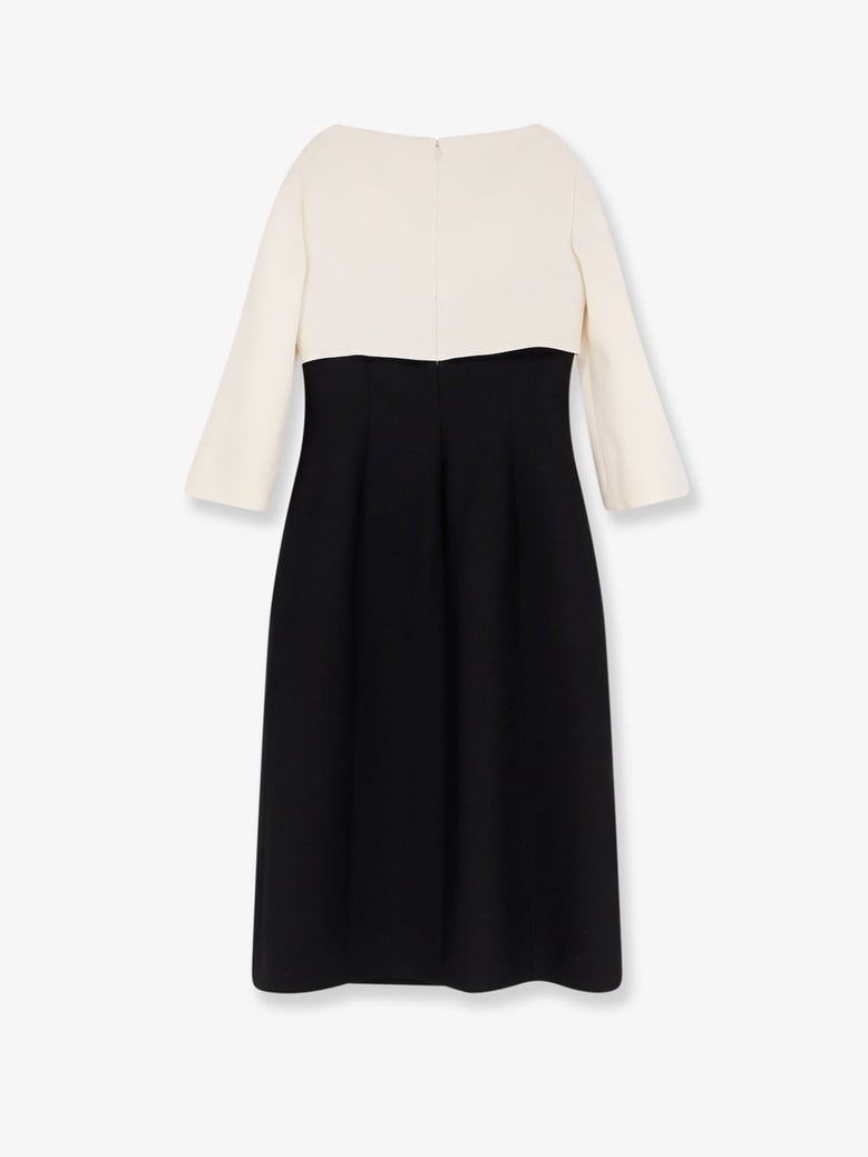 midi dress crepe black by Selfnex