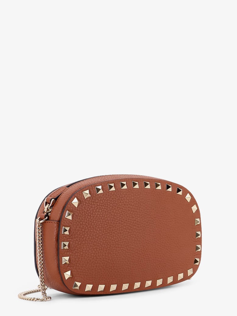 rockstud leather shoulder bag by Selfnex