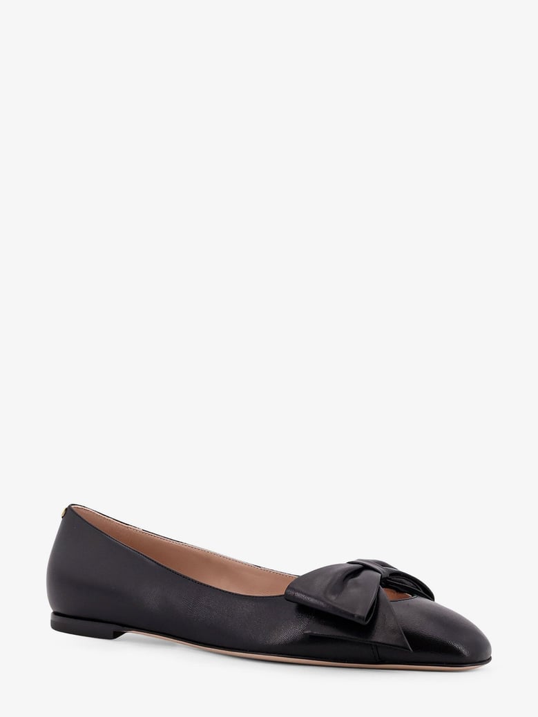 leather ballerinas bowow black by Selfnex