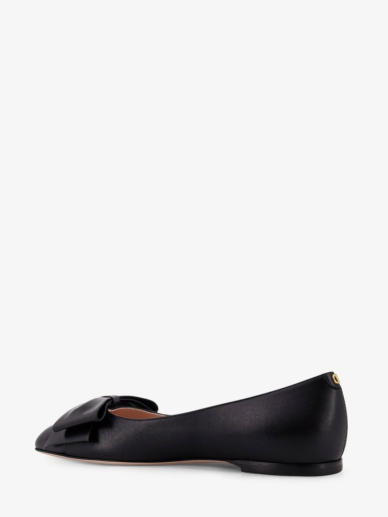 leather ballerinas bowow black by Selfnex