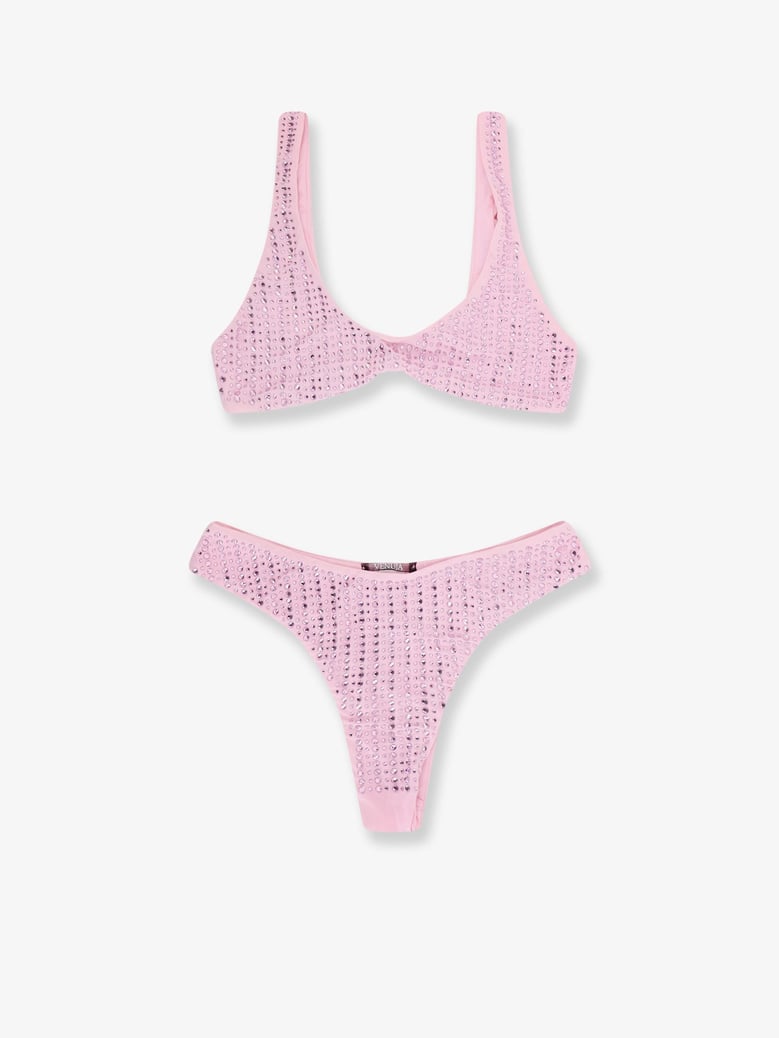 bikini strass all-over pink by Selfnex
