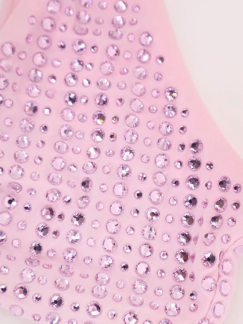 bikini strass all-over pink by Selfnex