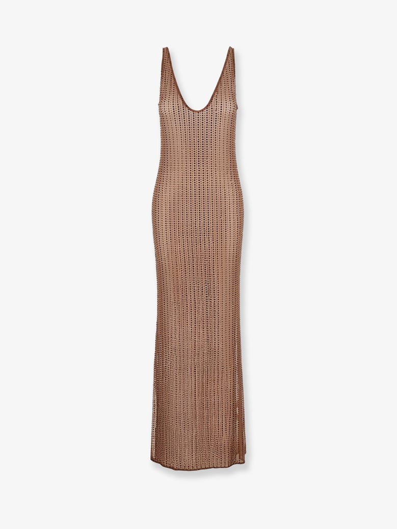 crystal maxi dress by Selfnex