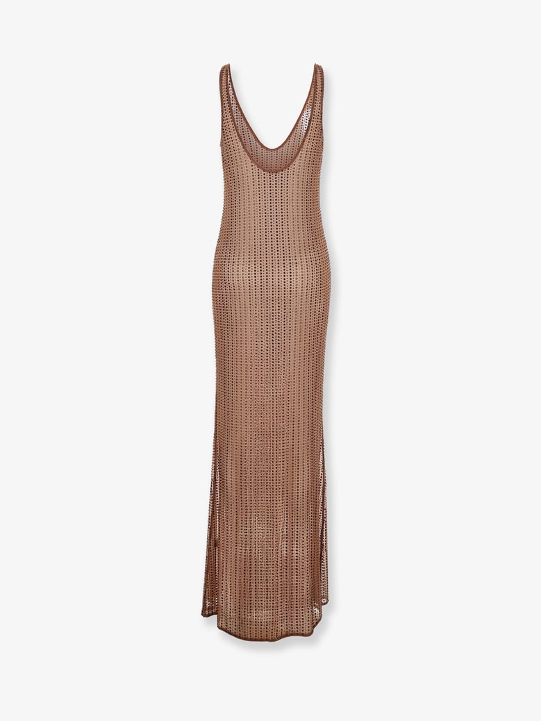 crystal maxi dress by Selfnex