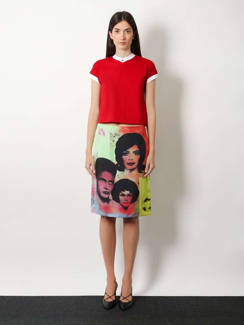 t-shirt vintage cotton red by Selfnex