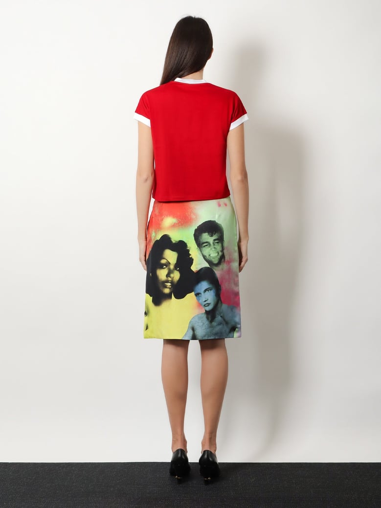 t-shirt vintage cotton red by Selfnex