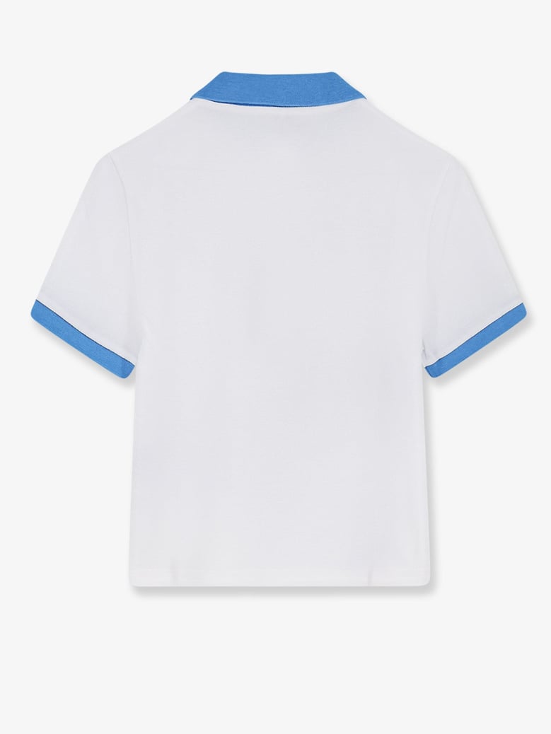 polo shirt medusa embroidery white by Selfnex