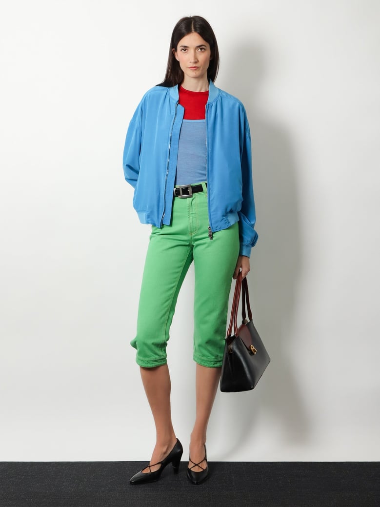 silk jacket blue by Selfnex