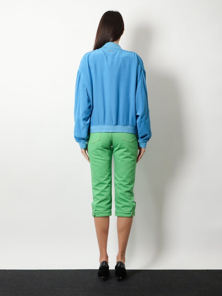 silk jacket blue by Selfnex