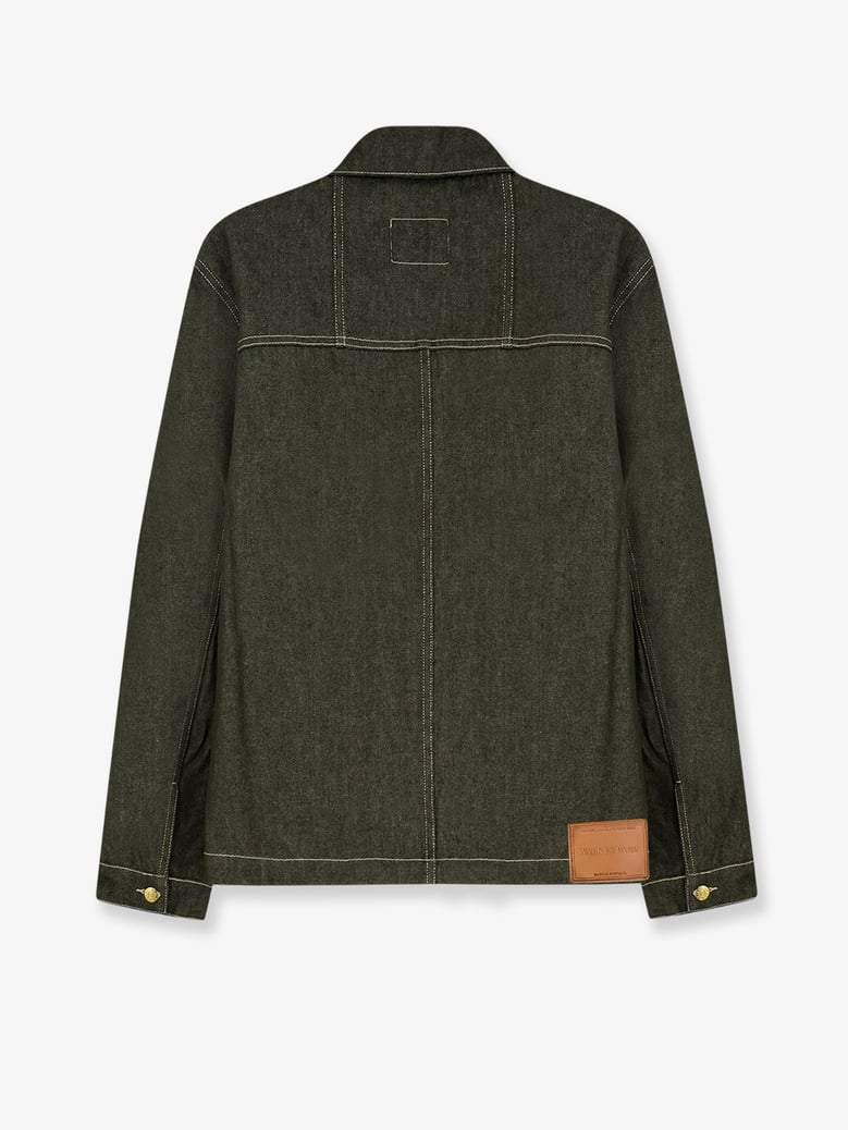 denim jacket carpenter green by Selfnex