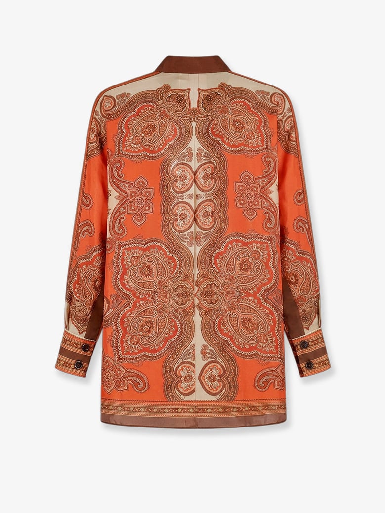 shirt mahon dolman brown silk by Selfnex