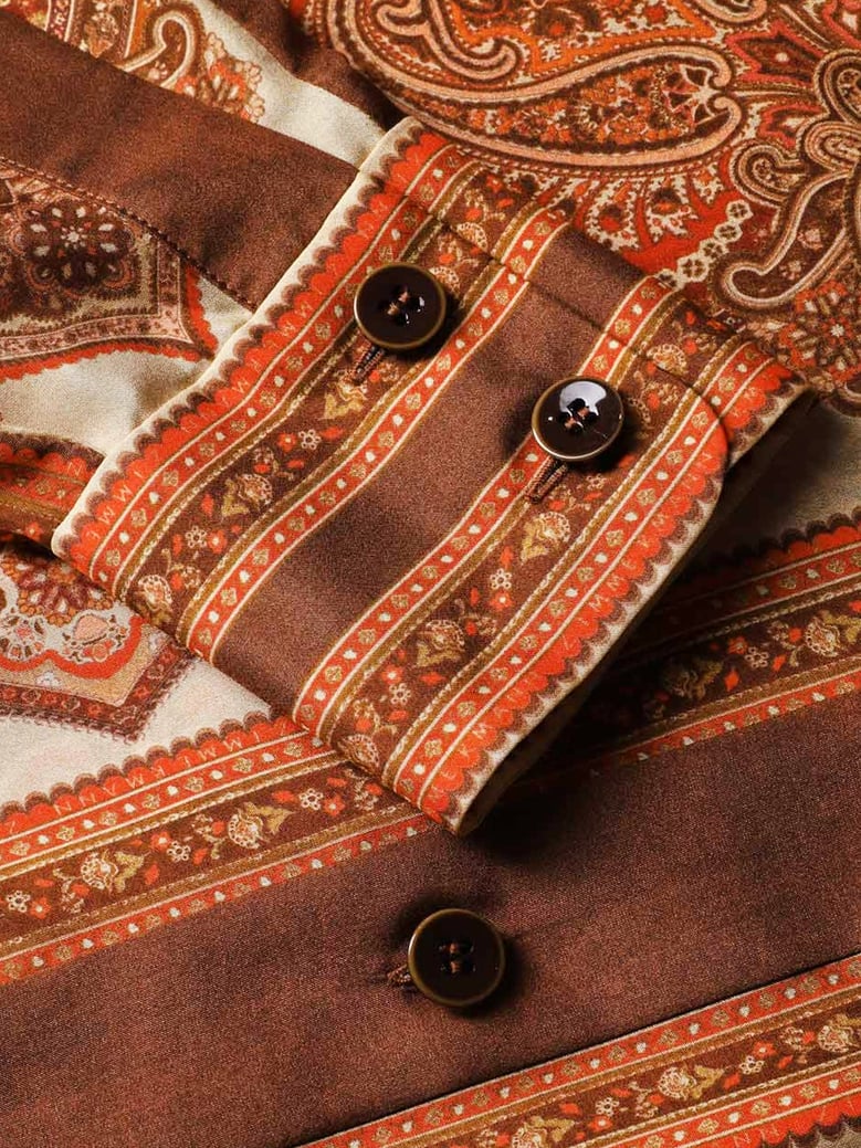 shirt mahon dolman brown silk by Selfnex