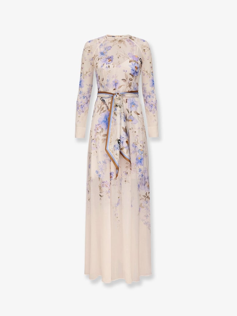 dress luna beige viscose by Selfnex