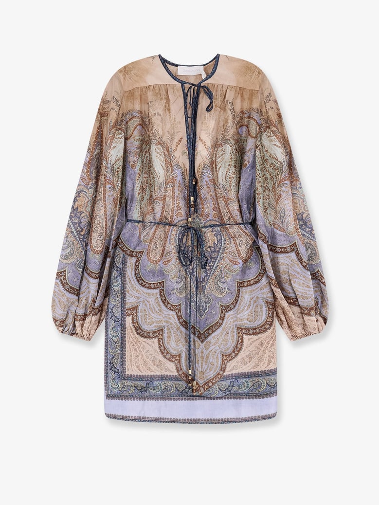 wanderlust tunic silk mini dress by Selfnex