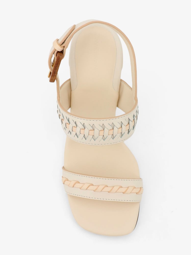 sandals alchemy 85 beige leather by Selfnex