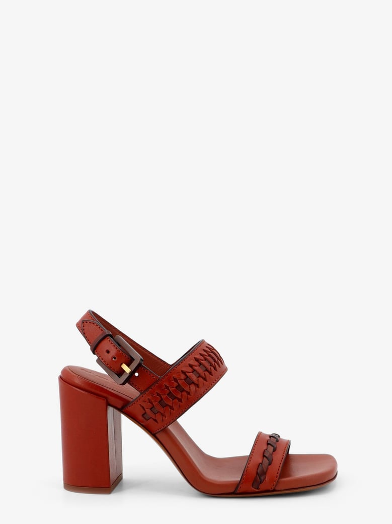 leather sandals alchemy 85 brown by Selfnex