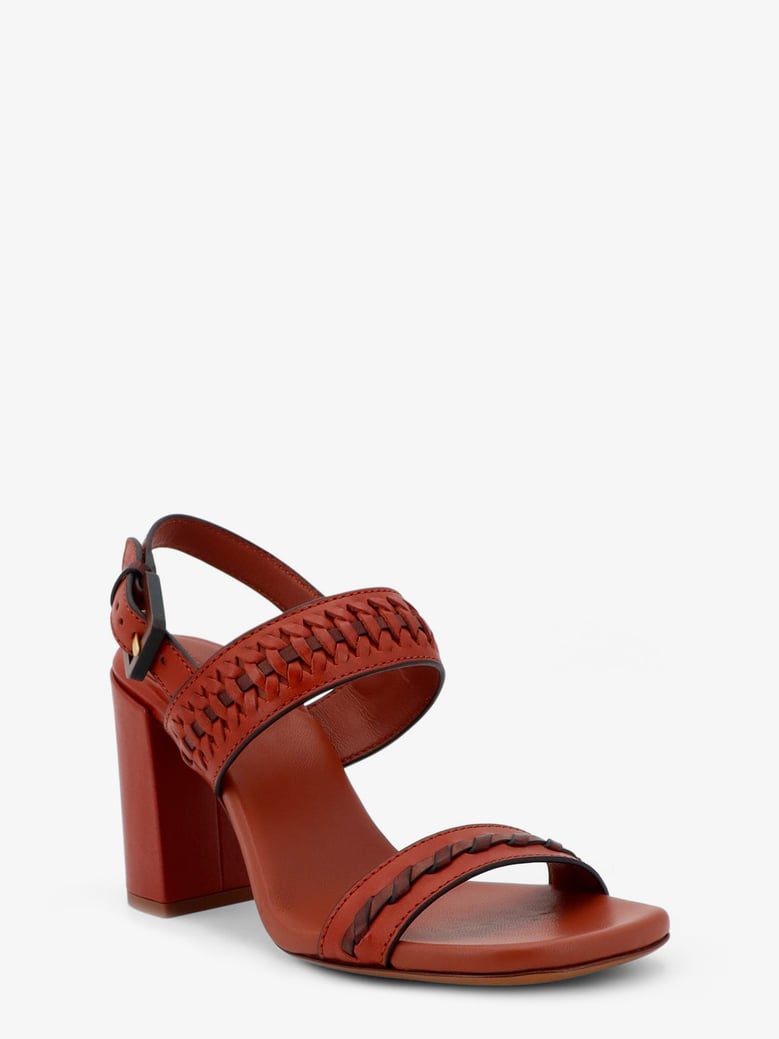 leather sandals alchemy 85 brown by Selfnex
